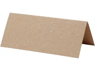 Bordkort, str. 9x4 cm, 220 g, natur, 20stk./ 1 pk.