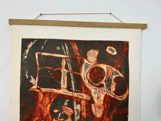 Flot grafisk tryk m. ophæng