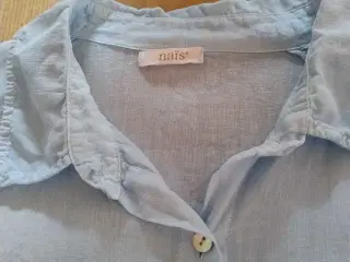 Lyseblå hør skjorte 