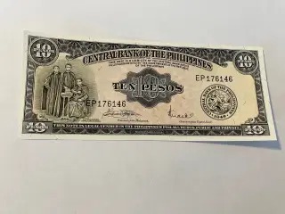 10 Pesos Philippines 1949