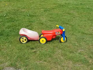 Dantoy scooter med anhænger 