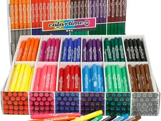 Colortime Tusch, streg 5 mm, ass. farver, 576stk./ 1 pk.