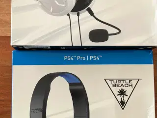 ps4 headset, spil og oplader
