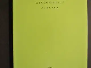 giacomettis atelier, af jean genet. ill. af knud o