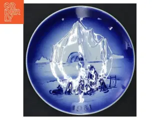 H.C. Andersen juleplatte 1981 fra Desiree (str. Ø 19 cm)