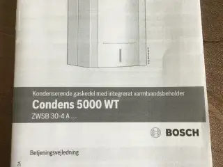 Gasfyr Bosch med integreret varmtvandsbeholder 