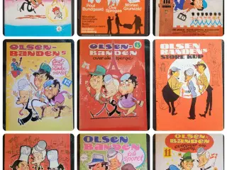 9 Stk. Olsen banden filmprogrammer/Biografprogramm