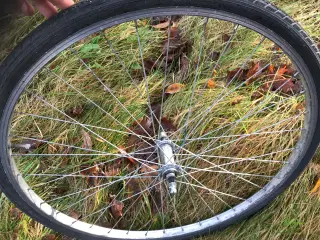 28 Tommer Cykel forhjul med Dæk og luft på Slange