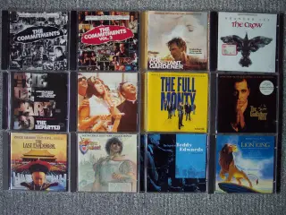 100 Film CD-SOUNDTRACKs sælges stykvis           