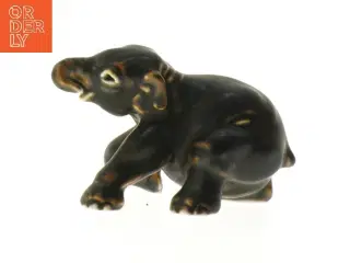 Royal Copenhagen stentøjs Figurin af Baby Elefant No. 22742 (str. 12 cm)