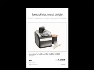 køkken, | Ismaskine GulogGratis - Ismaskine | Nye og brugte ismaskiner til salg GulogGratis.dk
