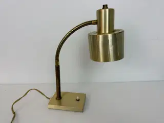 Skrivebordslampe / bordlampe i messing (retro)