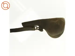 Antik Læder Vand Beholder med rem (str. 23 x 9 cm)