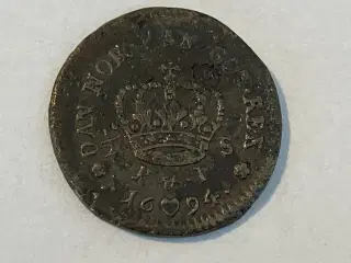 1/2 skilling 1694
