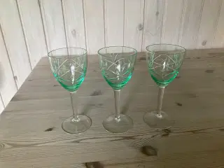 Hvidvinsglas grønne - 11 stk.