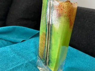 Flot glas vase 