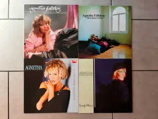 4x LP med Agnetha Fältskog