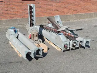 Kongskilde 13 meter DTA 152 U - snegle rende med 5 udløb, 4 med lukkespjæld