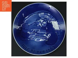 Juleplatte 1963 fra Royal Copenhagen (str. Ø. 18 cm)