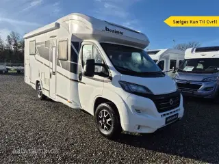 2020 - Benimar Mileo 296   markise. cykelstativ. batteri. solcelle. queensbed. 5 selepladser. Bemærk sælges Kun Til CVR!!