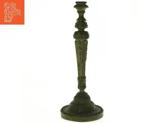 Antik Messing Lysestage (str. 30 x 11 cm)