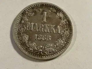 1 Markka 1866 Finland