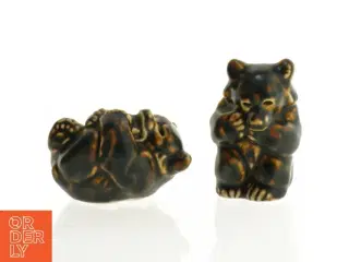 Figurer af bjørneunger fra Royal Copenhagen (str. 8 x 5 cm)