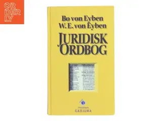 Juridisk Ordbog af Bo von Eyben (Bog)