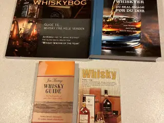 3 fine bøger om whisky.  Se beskrivelsen nedenfor.