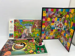 Turtles brætspil, retro (1991)