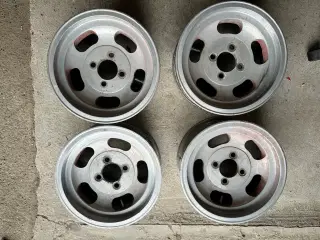 Morris 1000 Alu fælge - Wolfrace 5,5" x 13 til 