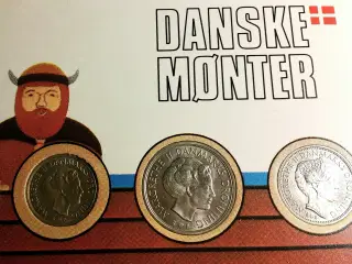 HANDELSBANKEN  MØNTSÆT 1980 - 1989 Fra 25 til 45kr
