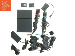 Sony PlayStation 2 Slim konsol med tilbehør fra Playstation