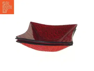 Dekorative firkantede fade (str. 3 stk 22x22 cm)