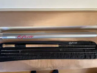 To hånds fluestang scoot Radian 12,6 fod #7