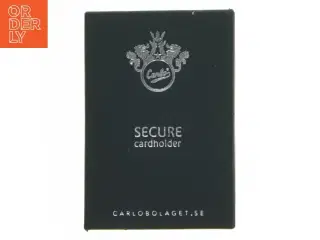 Kortholder i læder fra Carlo Bolaget (str. 9,5x6,5 cm)