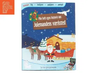Min helt egen historie om Julemands værksted legesæt fra Forlaget Globe (str. 25,5x20 cm)