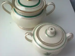 12 smukke krukker m låg & deko & forskellige