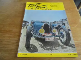 Bilmagasinet Fart & form – Nr. 5 fra 1962 