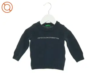 Strik Sweater Trøje 100% bomuld fra Benetton (str. 74 cm)