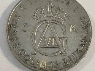 5 Kronor 1952 Sweden - Gustaf VI Adolf