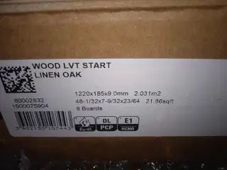 Klik gulv købes. Wekander wood lvt start linen oak