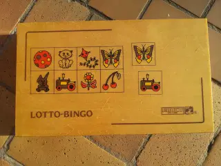 Lotto Bingo i trækasse for de helt små