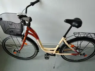 Busetto Damecykel med kurv 28"