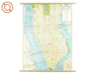 Vintage New York city map chart fra Cavallini And Co (str. 51x71 cm.)