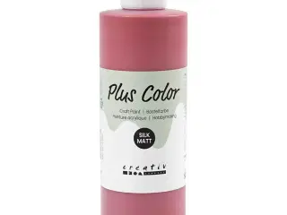 Plus Color Hobbymaling, gl. rød, 250 ml/ 1 fl.