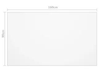 Bordbeskytter 160x90 cm 2 mm PVC transparent