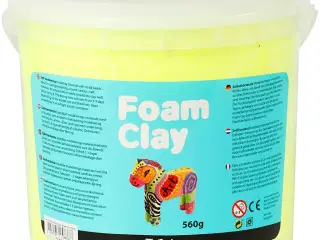 Foam Clay® Neon Gul - 560g Selvhærdende Modellering