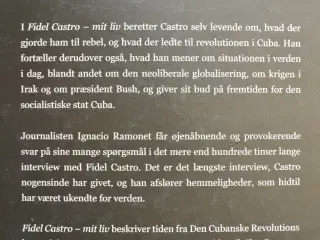 mit liv, af fidel castro med ignacio ramonet