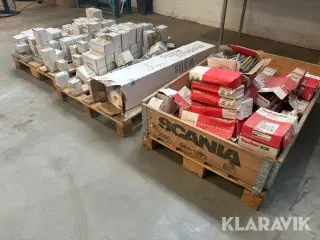 Blandet lot skruer, bolte og gevinstænger